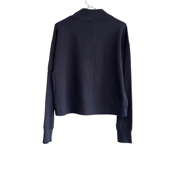 All in Motion™ Women's French Terry Butter Wash Sweatshirt Slate Size L - Picture 4 of 15